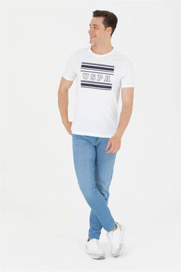 Мужская белая велосипедная шея T -Fish Surprise Discount в корзине - U.s. polo assn фото 4