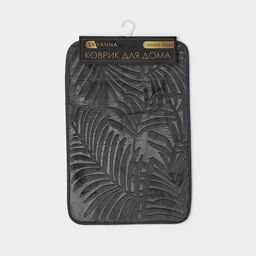 Коврик для ванной и туалета SAVANNA Патриция, 40?60 см, серый  фото 7