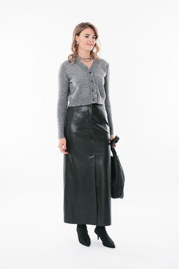 NOBBY, Юбка Ю52L-501(черная эко-кожа)  фото 2