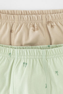 Crockid _ К 1930-2уп/морская пена,тем.бежевый,слонята трусы для мал