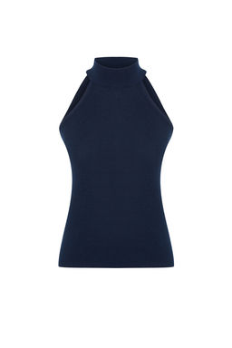 Antrasit Halter Yaka Basic Triko Bluz TWOSS24BZ00150 - Trendyolmilla фото 15