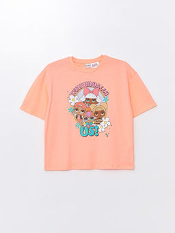 Bisiklet Yaka LOL Surprise OMG Lisansl? K?sa Kollu K?z ?ocuk Ti??rt