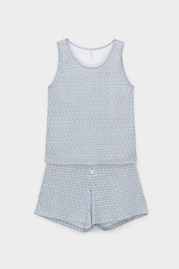 Е 20147/сахар,восточный орнамент пижама жен