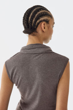 Top con cuello fular - H&m фото 6
