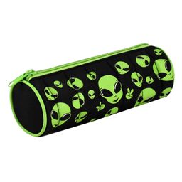 Пенал школьный, арт.59513/ 24 НЛО (без наполнения, 20x7.2 см, нейлон, молния, шелкография в две крас