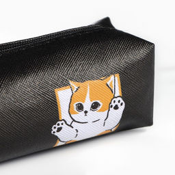 Пенал школьный, искусственная кожа«Кот»19×8×3 см