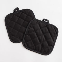 Кухонный набор (2 предмета) Доляна Клетка, цвет белый, прихватка 17х17 см - 2 шт, 100% п/э  фото 3