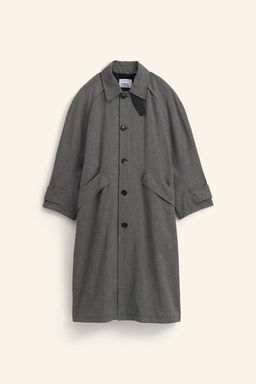 LIMITED EDITION CONTRAST OVERSIZE TRENCH COAT - Zara фото 10