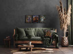 Набор для вышивания PANNA Золотая серия VS-7408 Славянская мифология. Баба Яга 27 х 36.5 см