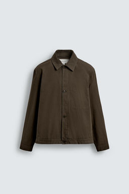 WASHED REGULAR FIT OVERSHIRT