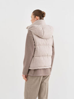 Conso/WDM 230567 - beige Пуховый жилет  фото 3