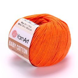 Беби коттон (Baby cotton) пряжа YarnArt 50%хлопок 50%акрил10x50г/165м
