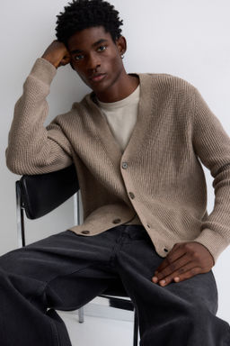 C?rdigan en punto de canal? Regular Fit - H&m фото 7