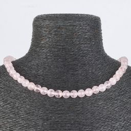 Бусы из Розового кварца