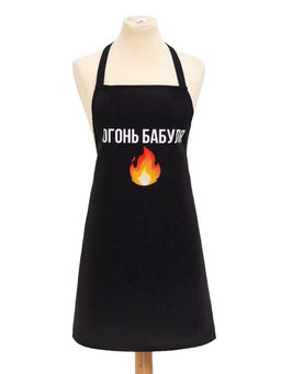 Фартук Этель Огонь бабуля 60?70 см, 100% хлопок, репс 210 г/м?
