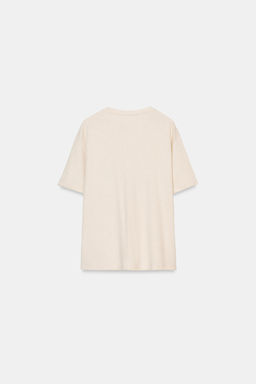FLOWING SHORT SLEEVE T-SHIRT - Zara фото 6