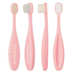 Зубная щетка детская розовая LOVULAR (ЛОВУЛАР) 429608 - Splat фото 2