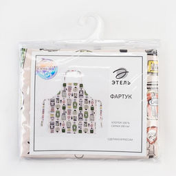 Фартук Этель Kitchenware 60х70см, 100% хлопок, саржа 190 г/м2  фото 2