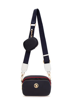 Женская темно-синяя сумка Неожиданная скидка в корзине - U.s. polo assn фото 4