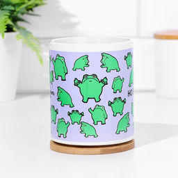 Кружка сублимация Лягушка. Так хочется жить без мата - Дарим красиво фото 3