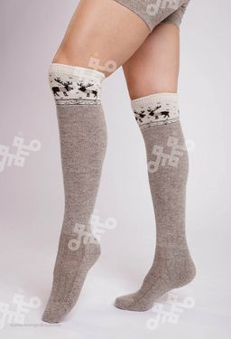 Гольфы из 100% монгольской шерсти (арт. 01135) - Тод оймс ххк фото 3