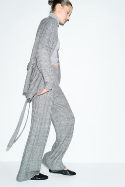 MAMA Pantalon en punto trenzado Before & After - H&m фото 3