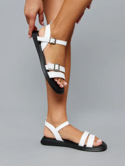 Сандалии жен., белые, н/к 704101-7 - SOFIT фото 2