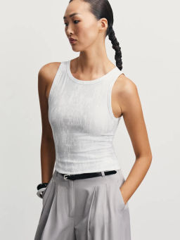 Майка с металлизированным накатом / Zarina  фото 7