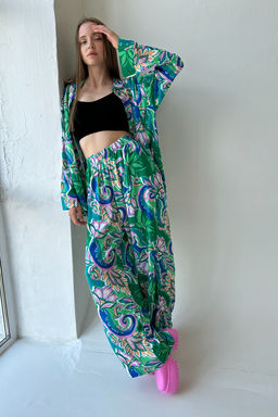 Костюм женский SET001/14/Зеленый, синий - M&G all natural фото 3