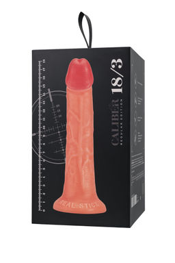 Фаллоимитатор реалистичный, RealStick CALIBER, 18 см, 3