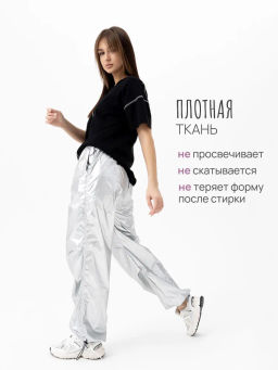 Футболка хлопок 95%, лайкра 5% ,черно-серая - Binita фото 14