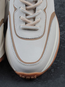 03-YC353-1 BEIGE Кроссовки женские (натуральная кожа) - Фабричный китай фото 11