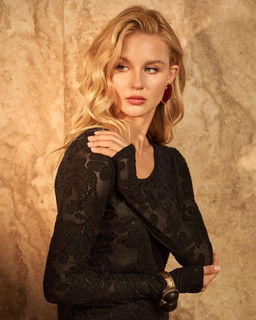 Лонгслив из текстурного трикотажа с вытравкой узора - Sahar art lab фото 13