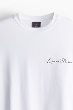 Camiseta con motivo estampado Loose Fit - H&m фото 6