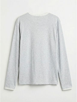 Bask?l? Uzun Kollu K?z ?ocuk Ti??rt