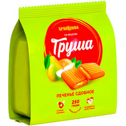 Бр.Печенье сдоб Со вкусом Груш 250гр