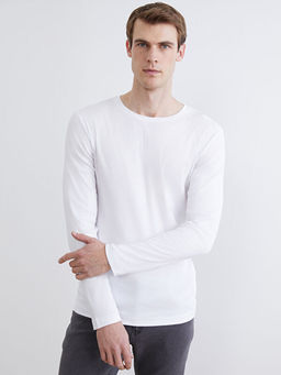 Bisiklet Yaka Uzun Kollu Erkek Ti??rt