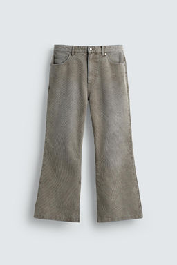 LIMITED EDITION FLARE FIT CORDUROY TROUSERS - Zara фото 7
