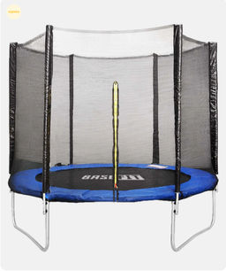 УЦЕНКА Батут c сеткой BaseFit TR-201 305 см, синий