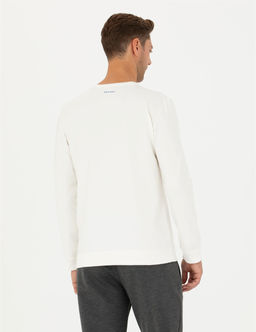 Ekru Regular Fit Sweatshirt - Pierre cardin фото 6