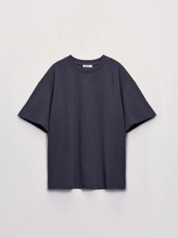 Футболка свободного кроя из хлопка OVERSIZE0826-39 / Zarina  фото 8