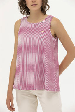 U. S. Polo Assn Женская розовая футболка без рукавов с круглым вырезом - U.s. polo assn фото 14