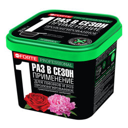 Компл. мин. удобр. "Bona Forte" Для пионов и роз с биодоступ.кремнием гранулир. пролонгир., ведро 1л