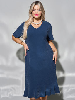 Платье 0421-1 синий топаз