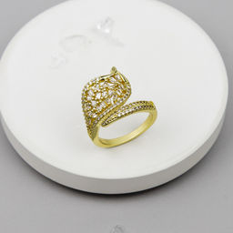 Кольцо Арт. 3V-7146-Y - MyGemma фото 2