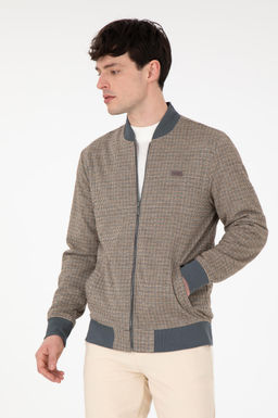 Мужской вязаный кардиган антрацитового цвета Неожиданная скидка в корзине