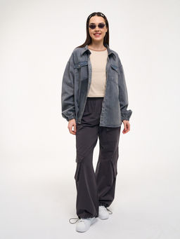 Брюки серый UZ251271335 - Nota bene фото 2