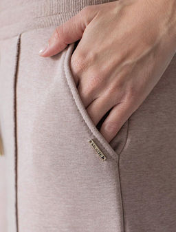 Брюки прямые из премиального футера двухнитки с эластаном