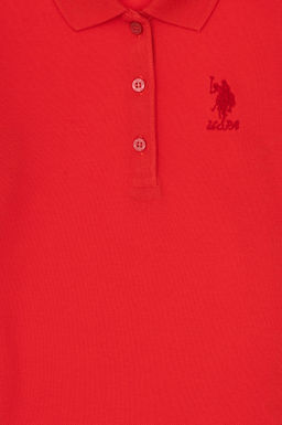 K_z _ocuk K_rm_z_ Polo Yaka Basic Sweatshirt Sepette S_rpriz _ndirim - U.s. polo assn фото 4