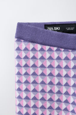 JACQUARD FLARE KNIT TROUSERS - SKI COLLECTION - Zara фото 7